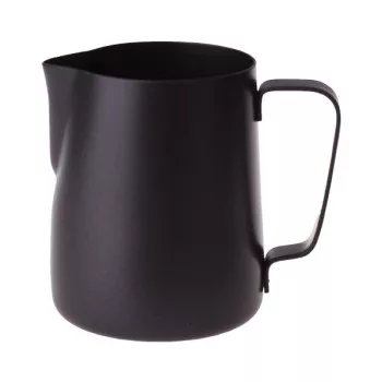 Rhinowares Barista tejkiöntő kancsó - Fekete, 360 ml