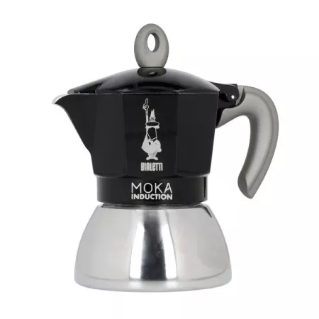 Kotyogós kávéfőző - Bialetti Moka Induction 4tz - Fekete
