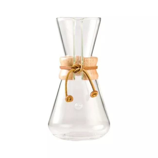 CHEMEX kávéskancsó 0.45L, 3 csészés kiszerelés hőálló üvegből