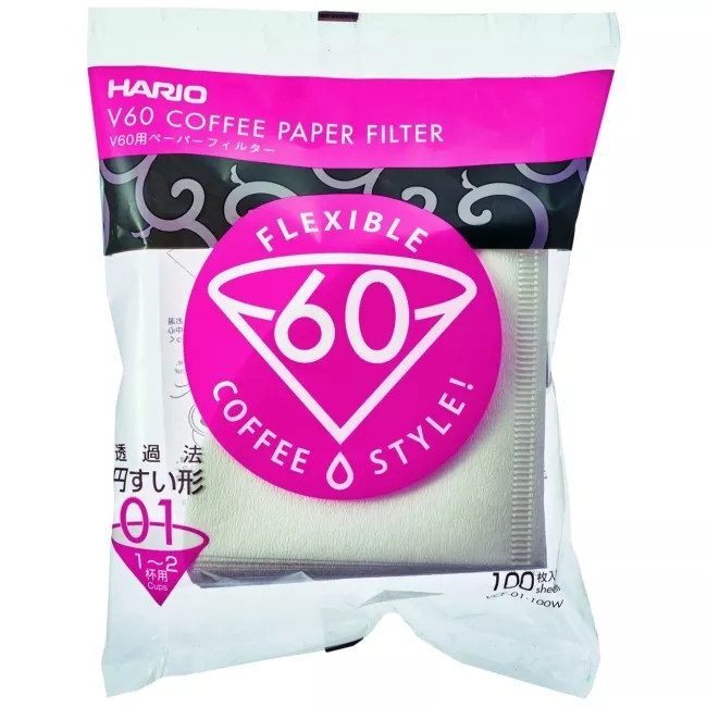 Hario V60 papírfilter 01-es méret 100 darabos csomagolásban
