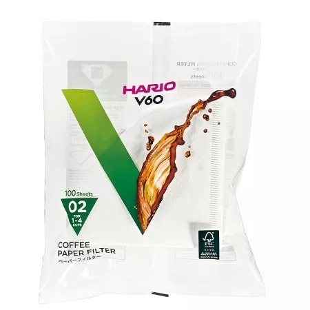 Hario V60 papírszűrő - 02-es méret - 100 db