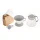 Hario V60 Dripper & Pot White fehér kerámia dripper és üveg kancsó szett