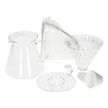 Hario V60 Glass Brewing Kit - üveg pour-over kávékészítő szett