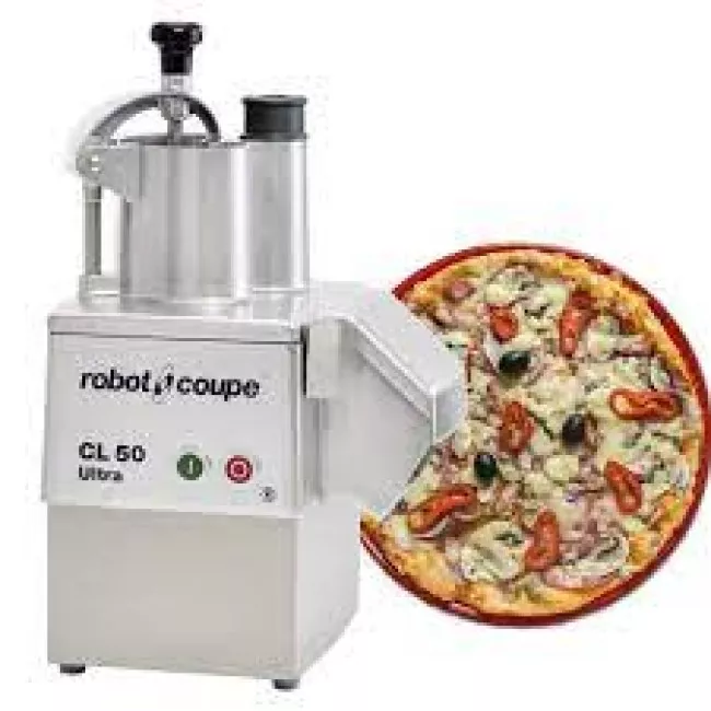 Robot Coupe CL50 Ultra zöldségfeldolgozó robot pizzához, rozsdamentes acél kivitelben