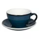 Loveramics Egg Café Latte porcelán csésze alátéttel, Night Sky színben, 300 ml