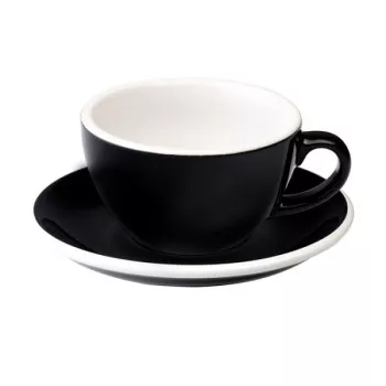 Loveramics Egg - Cappuccino csésze 200 ml - Black