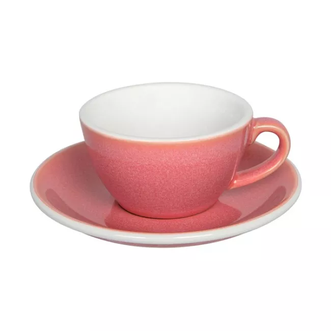 Loveramics Egg Flat White csésze alátéttel, Berry színben, 150 ml