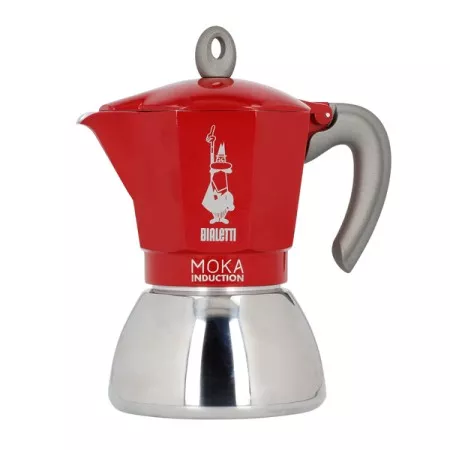 Moka kávéfőző - Bialetti Moka Induction 6tz - Piros