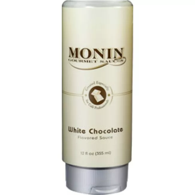 Monin Gourmet Sauces fehér csokoládé szósz 0,5 literes üvegben