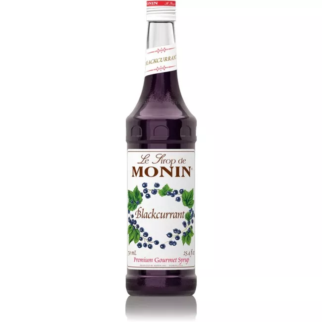 Monin Feketeribizli koktélszirup 0.7L üveges kiszerelésben
