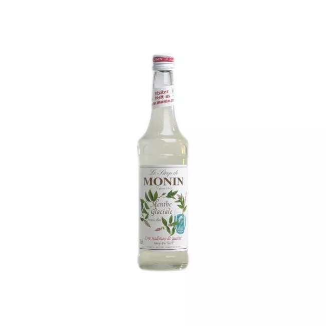 Monin jeges menta ízű koktélszirup 0.7L üveges kiszerelésben