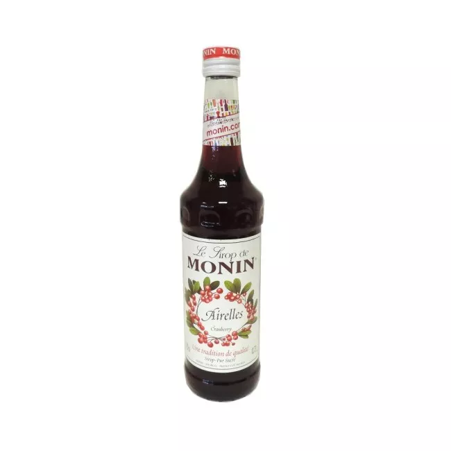 Monin vörösáfonya koktélszirup 0.7L üveges kiszerelés