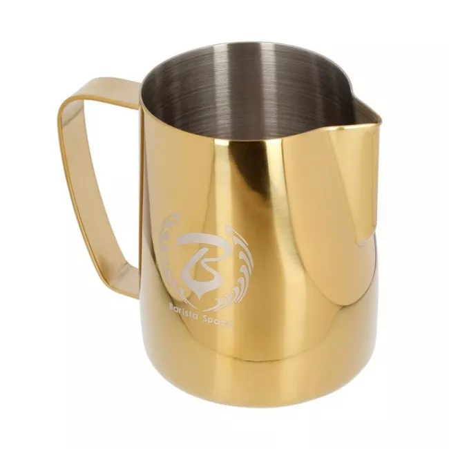 Barista Space Gold rozsdamentes acél tejkiöntő kancsó, 600 ml