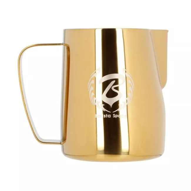 Barista Space Gold rozsdamentes acél tejkiöntő kancsó, 600 ml