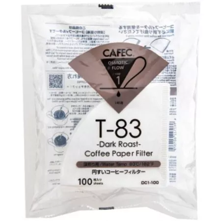CAFEC Dark Roast T-83 kávépapírfilter 1 csészéhez - Osmotic Flow