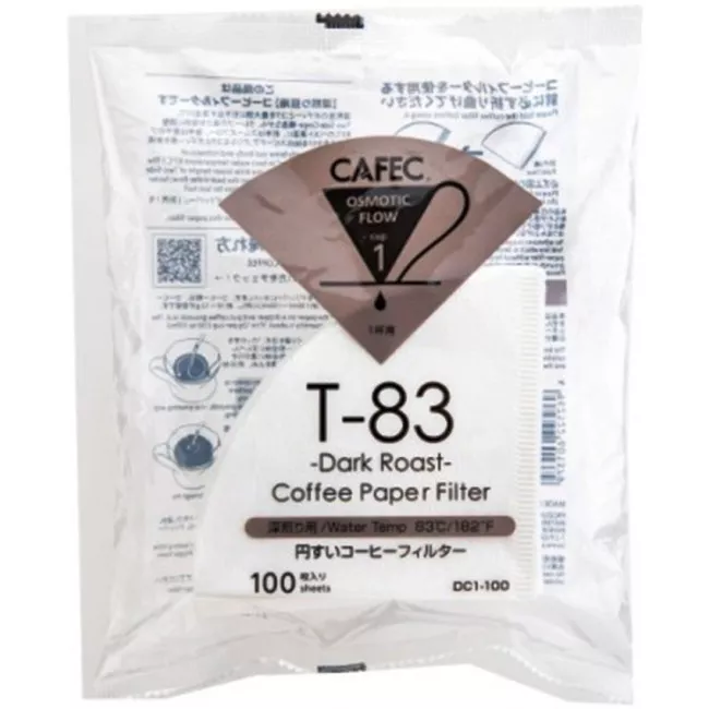 CAFEC Dark Roast T-83 papírfilter 1 csészés kiszerelésben