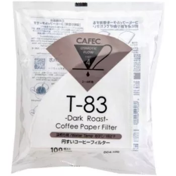 CAFEC Dark Roast T-83 Kávé Papírfilter 4 Csészés - Osmotic Flow