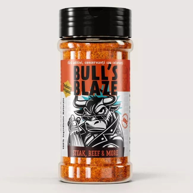 Bull's Blaze fűszerkeverék steakhez és marhahúshoz, 170g-os kiszerelés