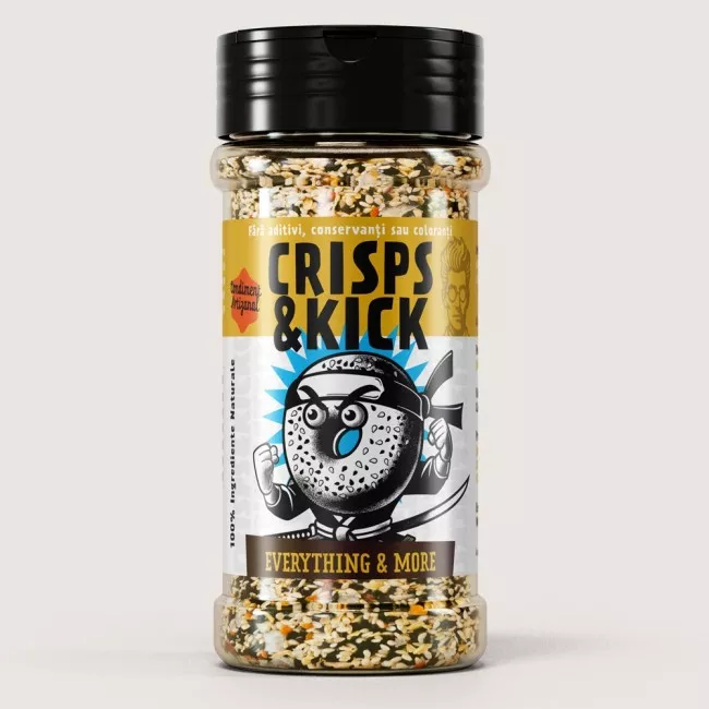 Spice Laboratory Crisps & Kick bagel fűszerkeverék 140g kiszerelésben