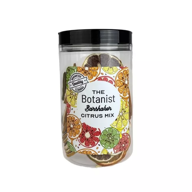 Citrus Burst szárított citrusmix műanyag tégelyben - The Botanist by Barshaker