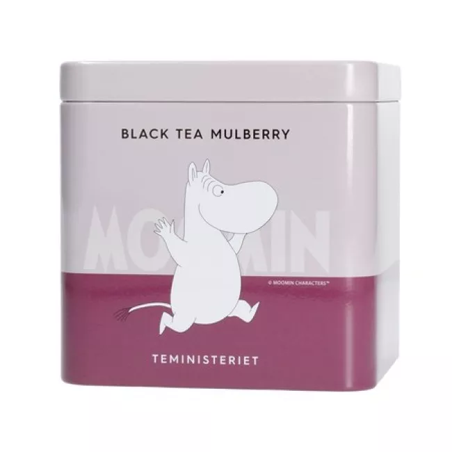 Teministeriet Moomin Black Tea Mulberry szálas tea 100g-os dobozban