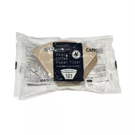 Cafec Abaca Trapéz Papírfilter 01-es méret, barna