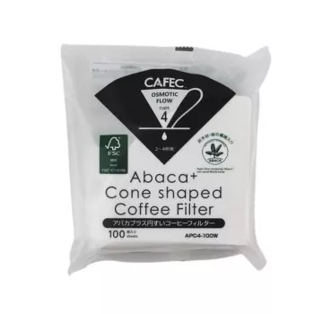 Cafec Abaca Kúpos Papírszűrő 04-es Méret - Osmotic Flow