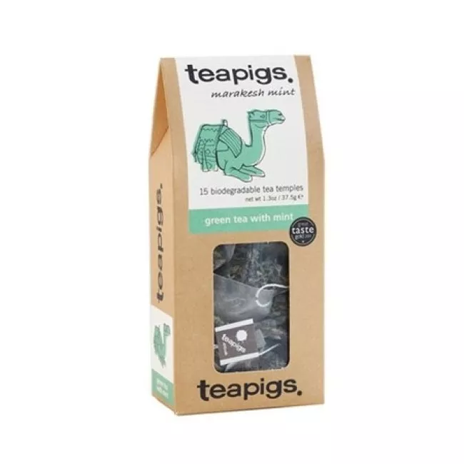 Teapigs zöld tea mentával, 15 filteres csomagolás