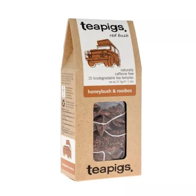 Teapigs Honeybush and Rooibos tea doboza 15 filteres kiszereléssel