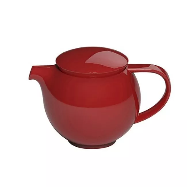 Loveramics Pro Tea piros porcelán teáskanna acél szűrővel, 400 ml