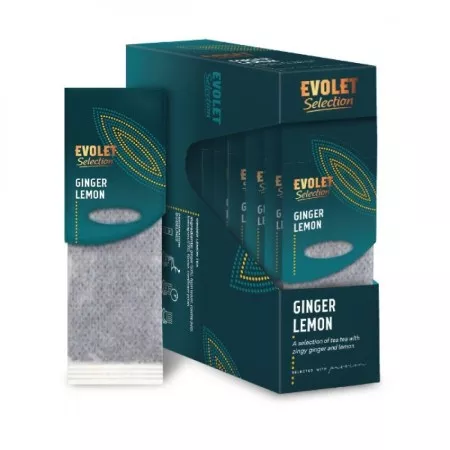 Evolet Selection Ginger Lemon tea - Grand pack 20 x 4g