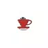 Barista kulcstartó - Dripper