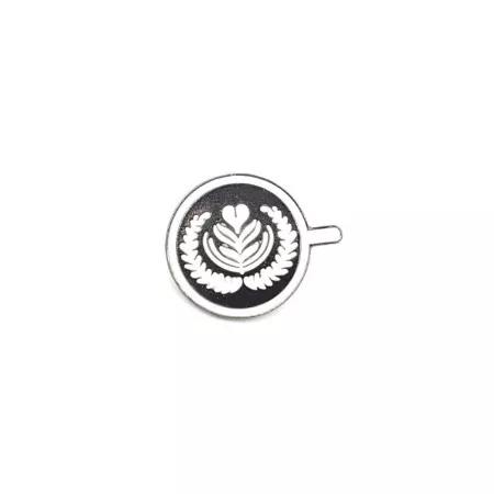 Barista kulcstartó - Latte Art Pin