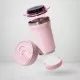 AeroPress GO Plus rózsaszín hordozható kávéfőző szett vákuumszigetelt tumblerrel