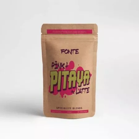 FONTE Bag Latte Pink Pitaya 225 g – Superfood latte rózsaszín pitájával