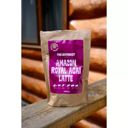 Amazon Royal Acai Latte – Vegán és Keto – Hozzáadott Cukor Nélkül – The Botanist (250g)