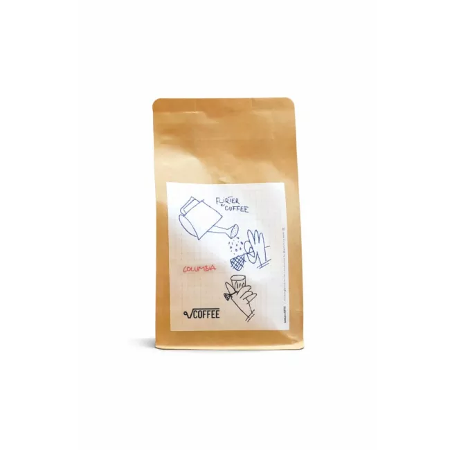 Radical Coffee Roasters Kolumbia Finca Patio Bonito szemes kávé 250g csomagolása