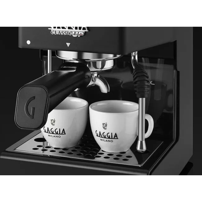 Gaggia Classic UP eszpresszó kávégép rozsdamentes szűrőkarral és gőzkar fúvókával