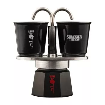 Bialetti - Stranger Things Mini Express 2tz + 2 csésze 90ml - hőérzékeny mintázat
