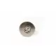 BeanBling Pin Bean&SeaSide kék színű kávébab dísztű rozsdamentes acél foglalatban