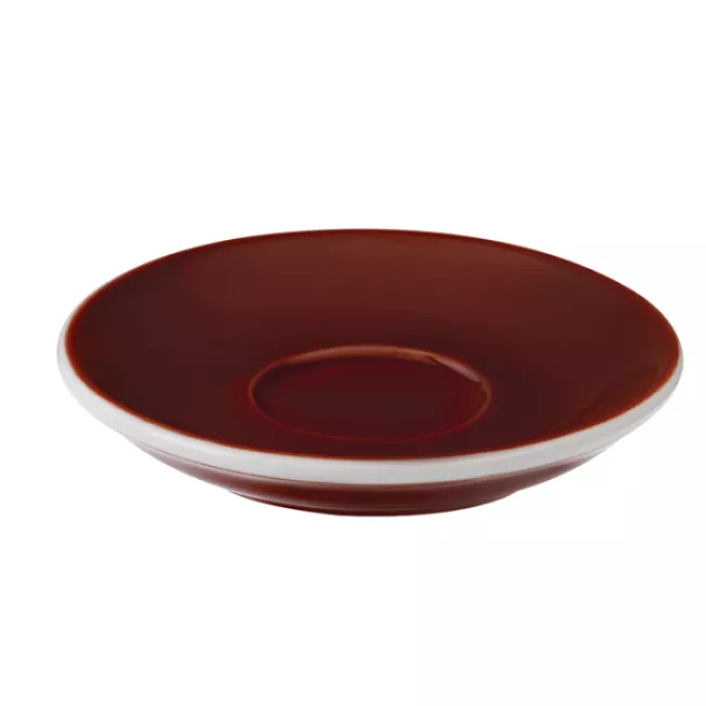 Loveramics Egg barna porcelán eszpresszós csésze alátéttel, 80 ml