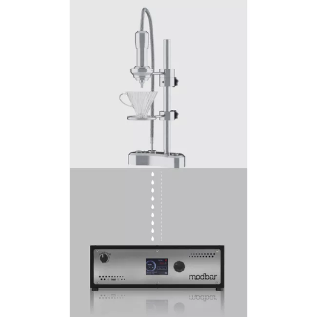 Modbar Pour Over System krómozott csapos pour-over kávékészítő modul