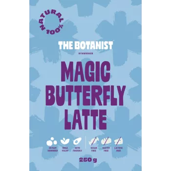 Magic Butterfly Latte – Vegán & Keto – Hozzáadott Cukor Nélkül – The Botanist (250g)