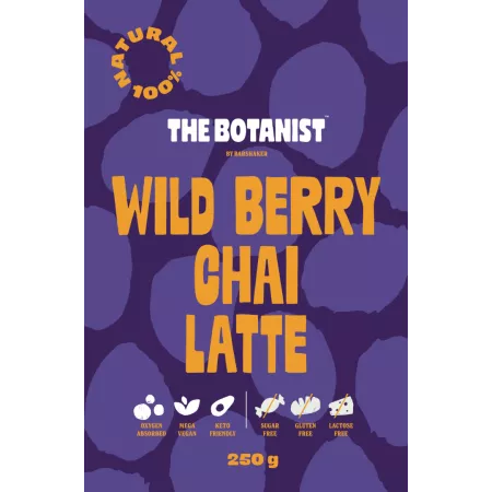 Wild Berry Chai Latte – Vegán & Keto – Hozzáadott Cukor Nélkül – The Botanist (250g)