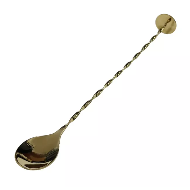 Barshaker arany színű hosszú bárkanál 28cm
