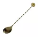 Barshaker arany színű hosszú bárkanál 28cm
