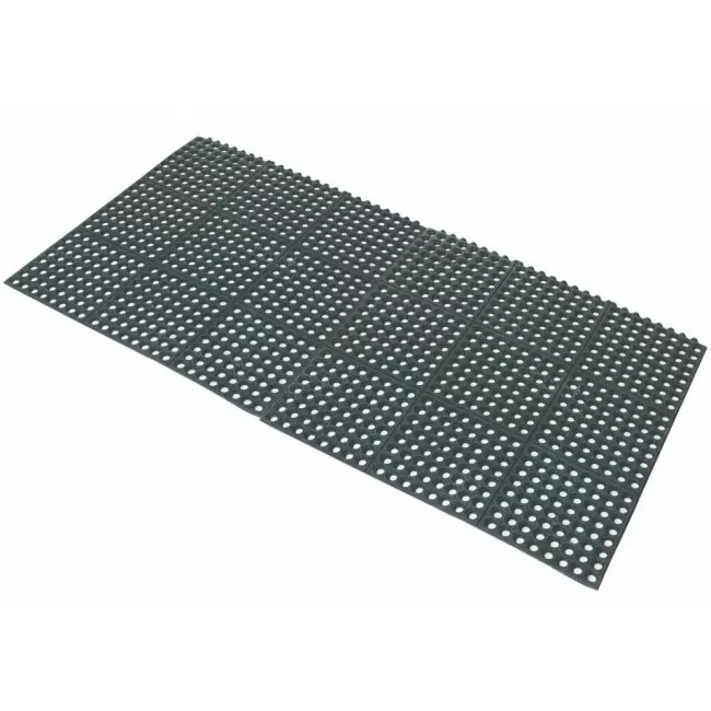 Barshaker fekete gumi bar szőnyeg puzzle rendszerrel 90x90 cm