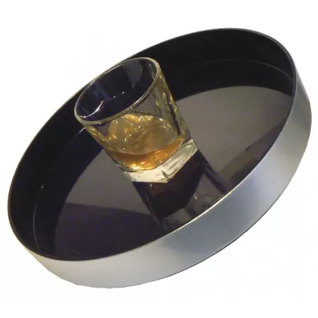 Barshaker magas fekete tálca csúszásgátló felülettel - 330mm