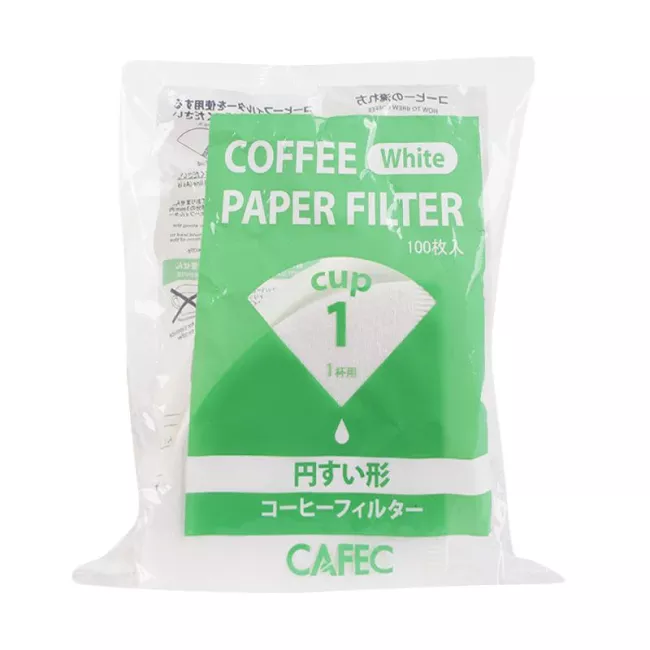 Cafec kúp alakú papírfilter 01-es méret csomagolása