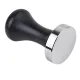 Fekete ergonomikus tamper lapos talppal, 51mm átmérőjű kávétömörítő